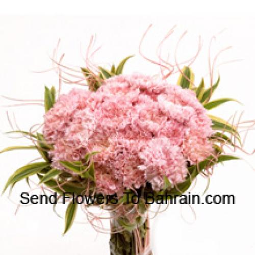 24 Pretty Pink Carnations