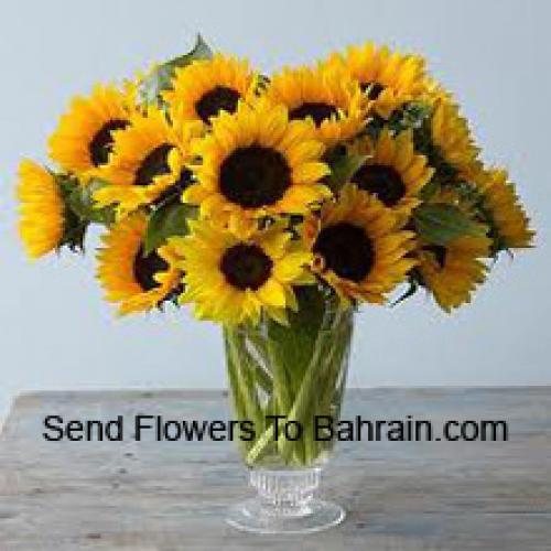 Hermosos Girasoles en Florero